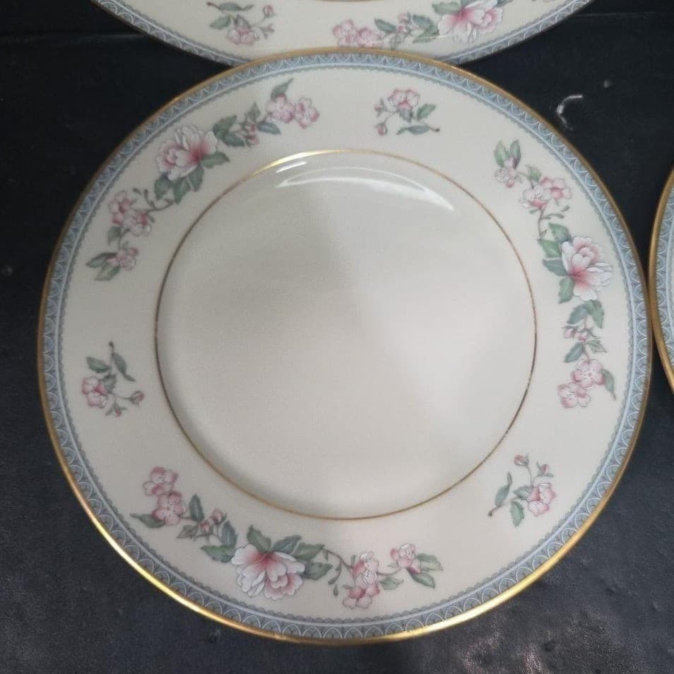 Lenox Serenade Salad Plates, Set of 4, Vintage Floral Replacement Dinnerware - Thumbnail 3