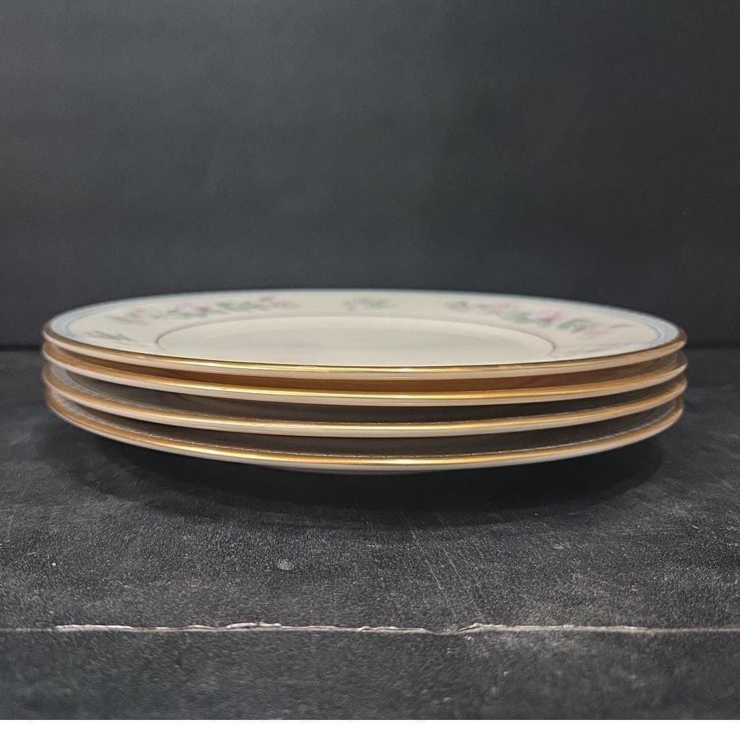 Lenox Serenade Salad Plates, Set of 4, Vintage Floral Replacement Dinnerware - Thumbnail 10