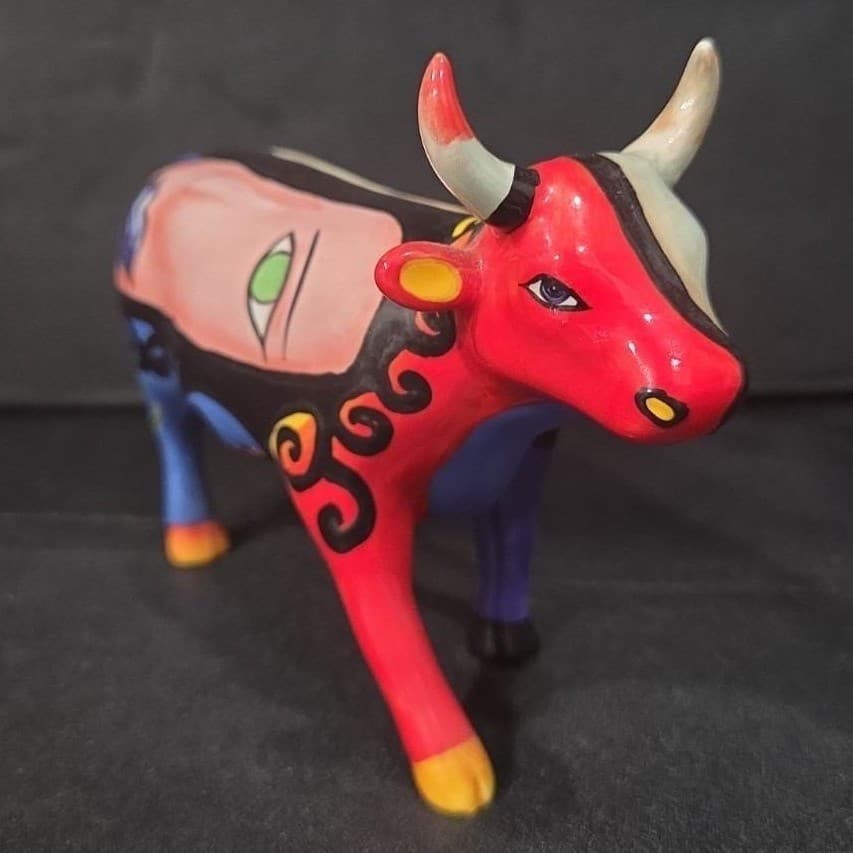 Cow Parade Chelsea Figurine, Westland Giftware, Collectible Statue #7346, No Box - Thumbnail 3