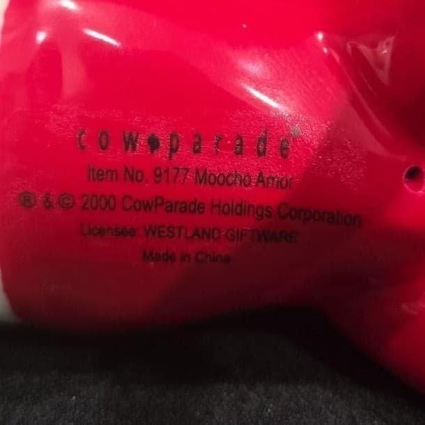 Cow Parade Moocho Amor Figurine, Westland Giftware, Collectible #9177, No Box - Thumbnail 9