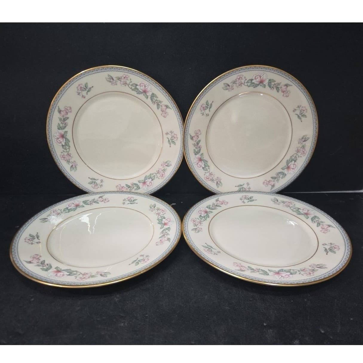 Lenox Serenade Salad Plates, Set of 4, Vintage Floral Replacement Dinnerware - Thumbnail 2