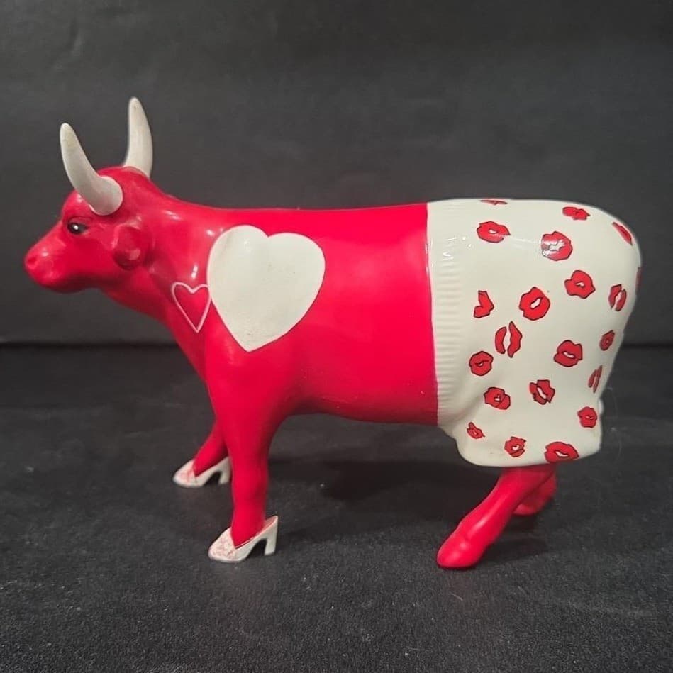 Cow Parade Moocho Amor Figurine, Westland Giftware, Collectible #9177, No Box - Thumbnail 6