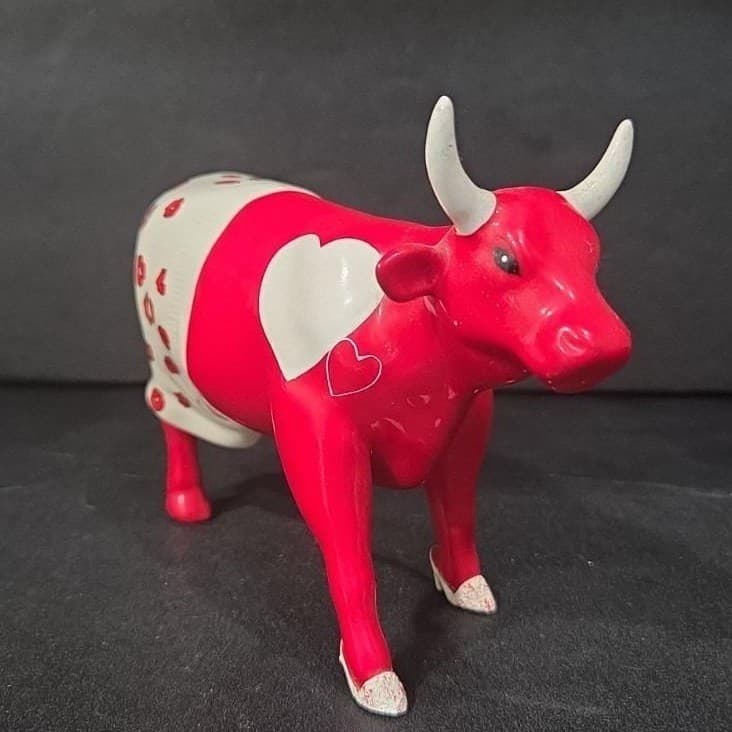 Cow Parade Moocho Amor Figurine, Westland Giftware, Collectible #9177, No Box - Thumbnail 3