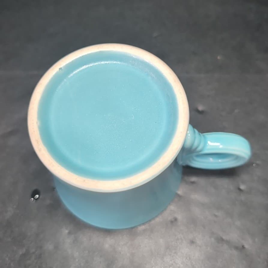 Fiestaware Turquoise Coffee Cups, Set of 2, Vintage Original Fiesta, Replacement - Thumbnail 8