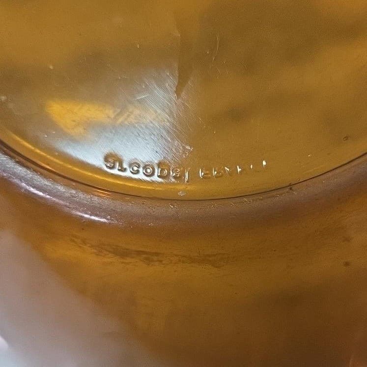 Arcopal Amber Glass Mixing Bowl, Vintage MCM Kitchenware, Replacement Glassware - Thumbnail 5