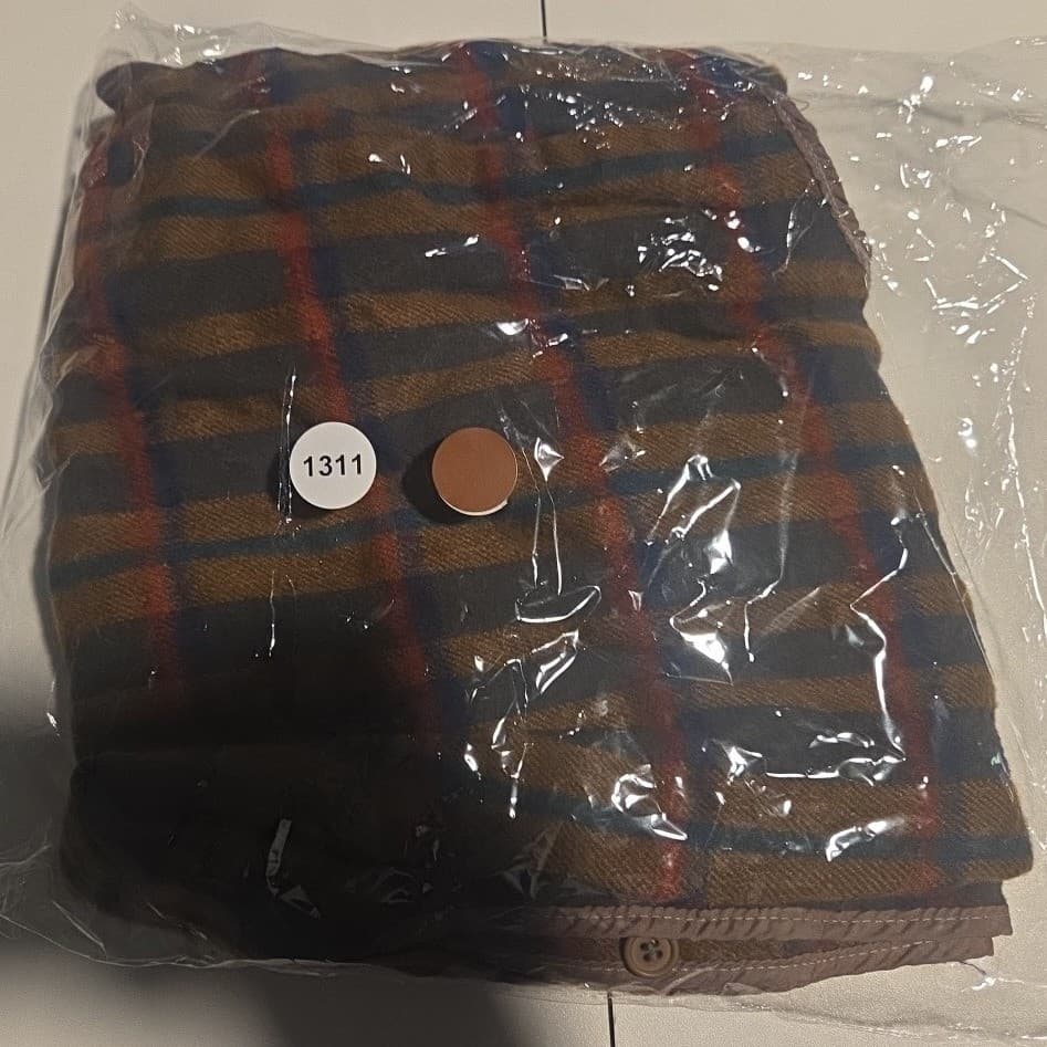 Jackset Vintage Plaid Longline Button-In Coat Lining, Vest Brown Wool Blend 14 - Thumbnail 9