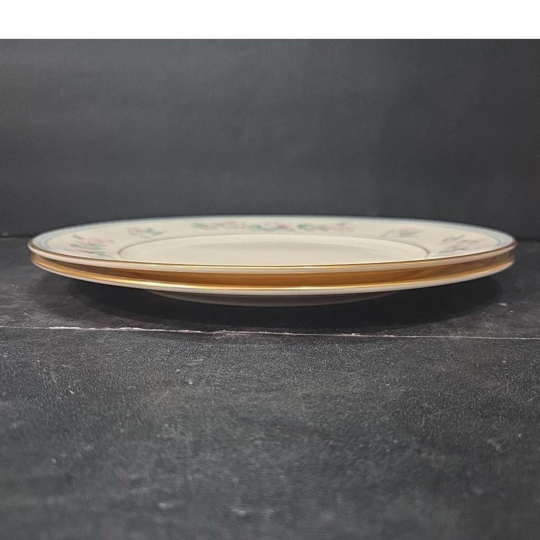 Lenox Serenade Dinner Plates, Set of 2, Vintage Floral Replacement Dinnerware - Thumbnail 8