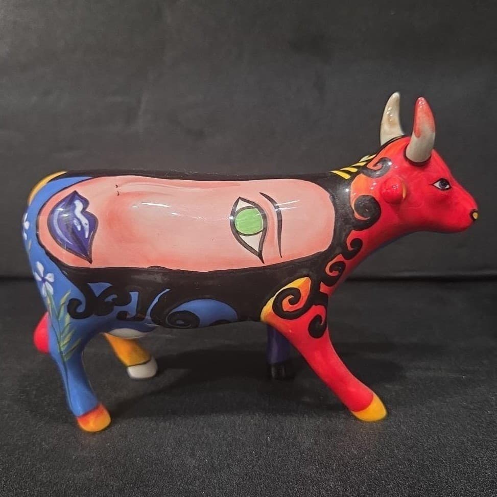 Cow Parade Chelsea Figurine, Westland Giftware, Collectible Statue #7346, No Box - Thumbnail 4