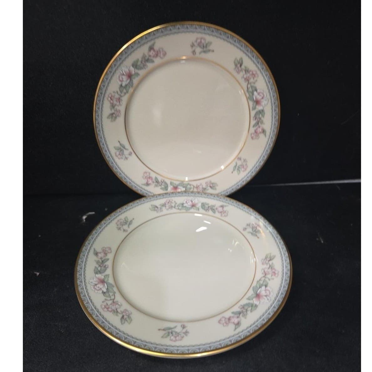 Lenox Serenade Bread & Butter Plates, Set of 2, Vintage Cosmopolitan Collection - Thumbnail 2