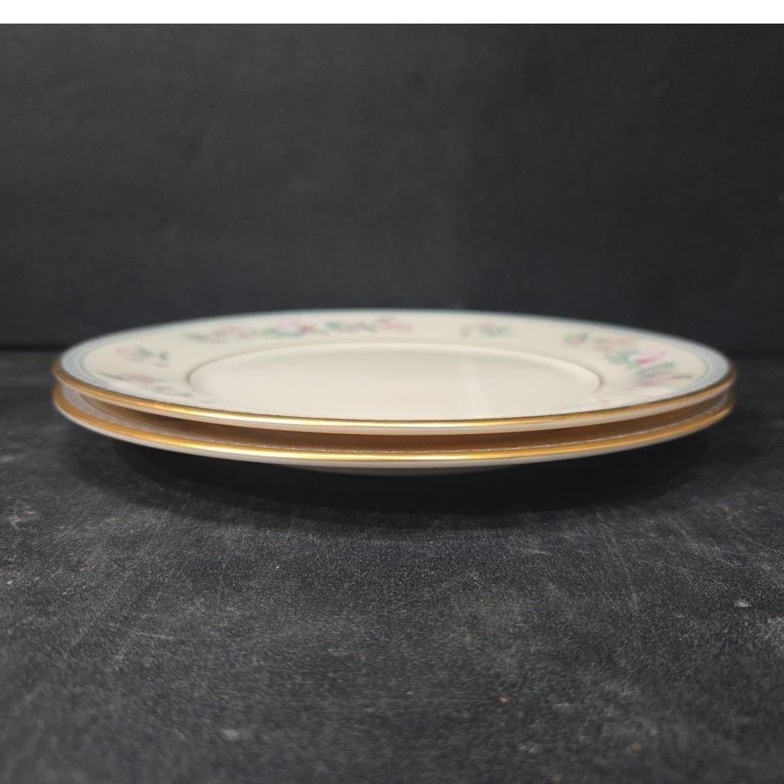 Lenox Serenade Salad Plates, Set of 2, Vintage Floral Replacement Dinnerware - Thumbnail 7