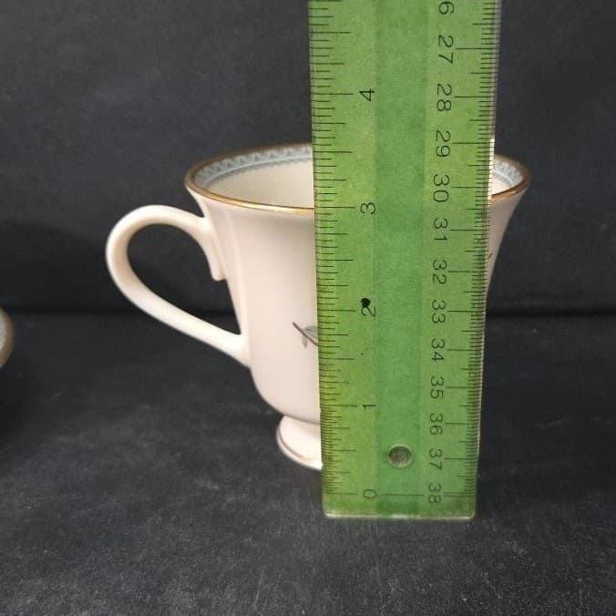 Lenox Serenade Cup & Saucers, Set of 2, Vintage Floral Replacement Tableware - Thumbnail 12