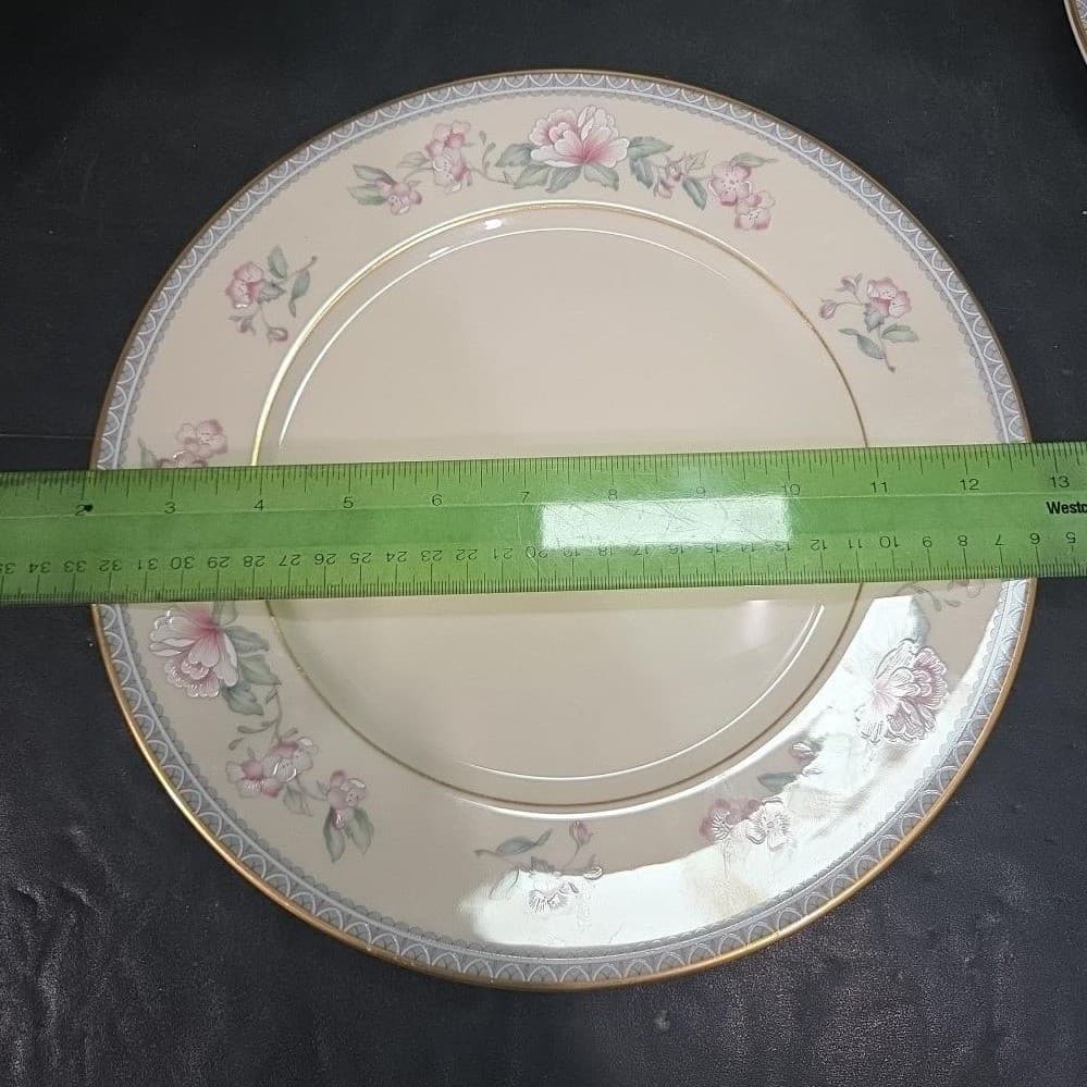 Lenox Serenade Dinner Plates, Set of 4, Vintage Floral Replacement Dinnerware - Thumbnail 6