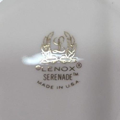 Lenox Serenade Cup & Saucers, Set of 2, Vintage Floral Replacement Tableware - Thumbnail 9