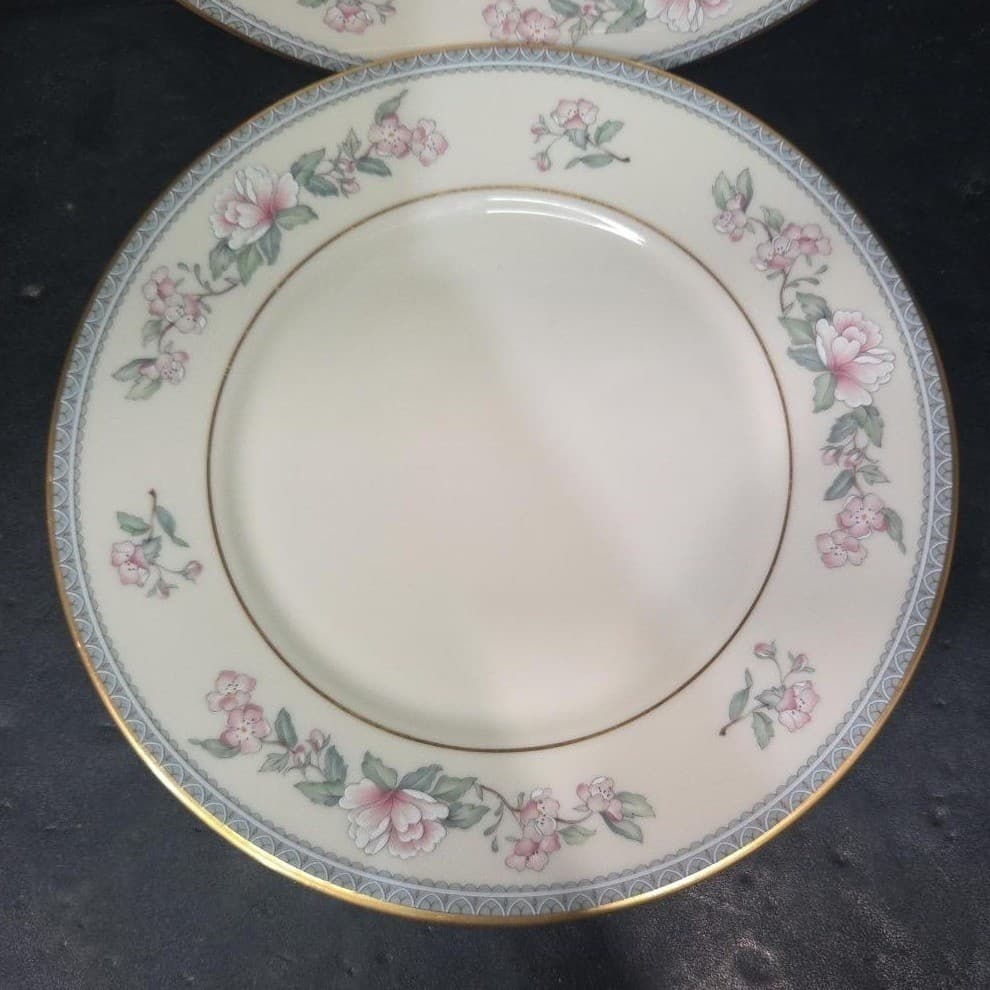 Lenox Serenade Salad Plates, Set of 2, Vintage Floral Replacement Dinnerware - Thumbnail 3