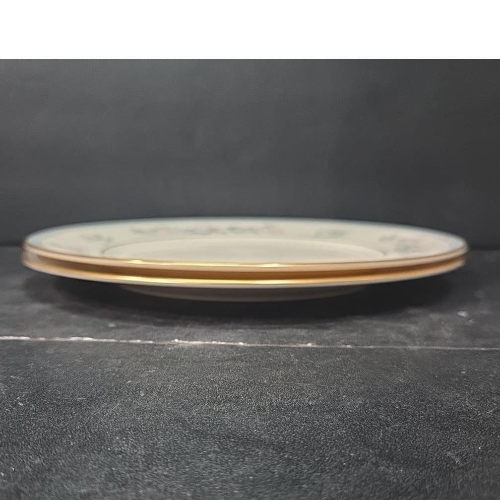 Lenox Serenade Dinner Plates, Set of 2, Vintage Floral Replacement Dinnerware - Thumbnail 6