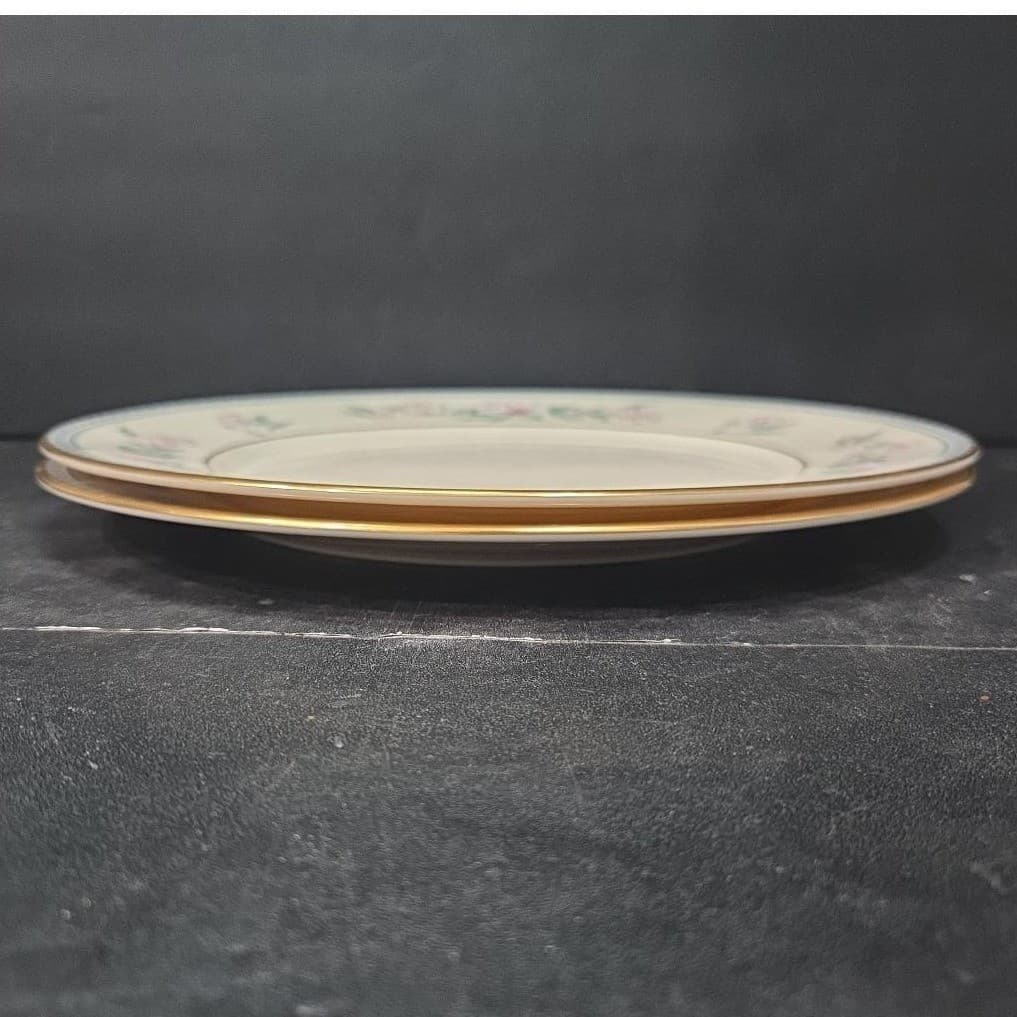 Lenox Serenade Dinner Plates, Set of 2, Vintage Floral Replacement Dinnerware - Thumbnail 9