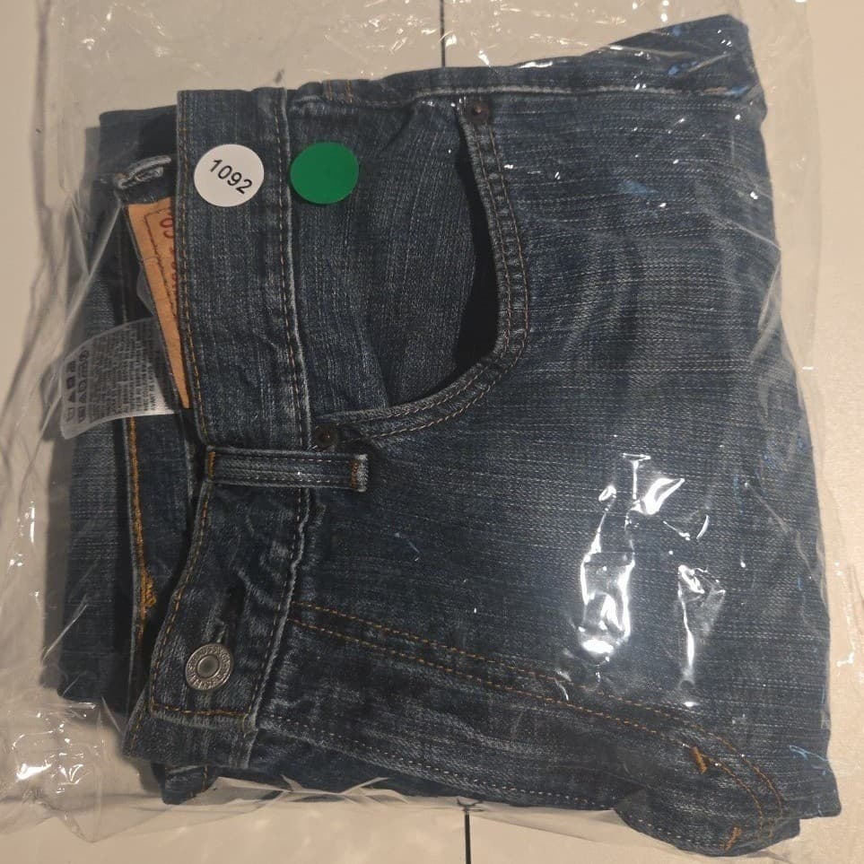 Levis 559 Relaxed Straight Leg Jeans, Men's 36x34 Medium Wash Blue 100% Cotton - Thumbnail 10