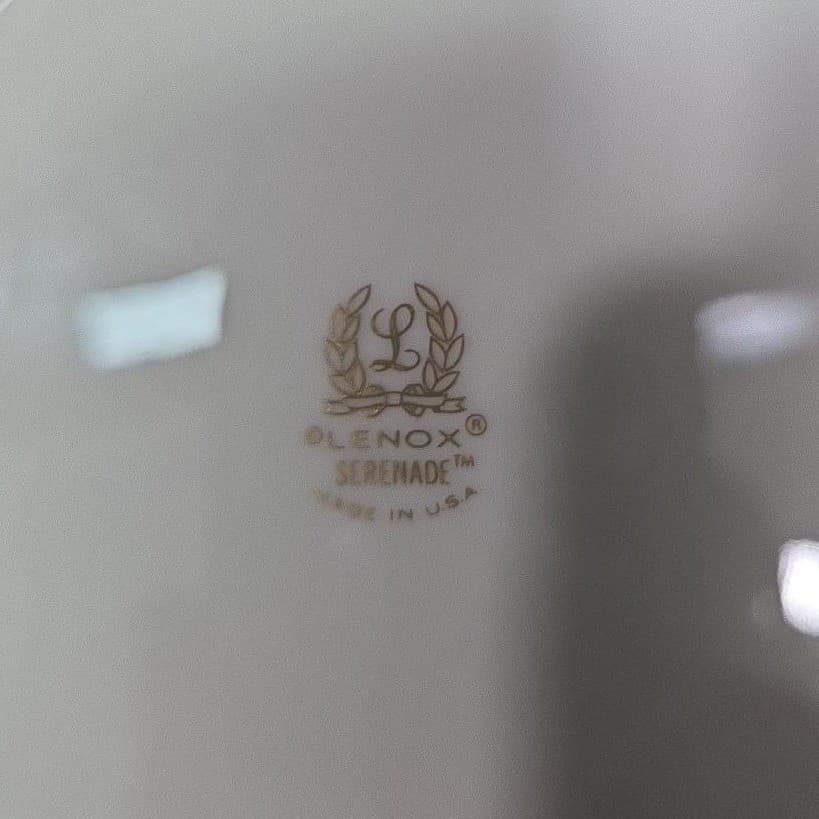 Lenox Serenade Bread & Butter Plates, Set of 2, Vintage Cosmopolitan Collection - Thumbnail 5
