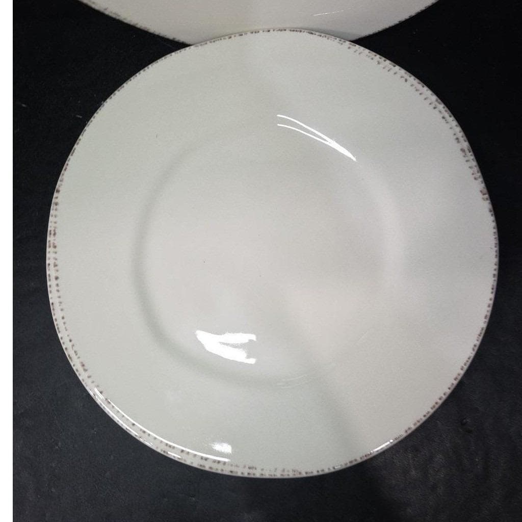 Libbey Farmhouse Ivory Dinner Plates, Set of 2, Rustic Tableware, FH-503 242 - Thumbnail 5