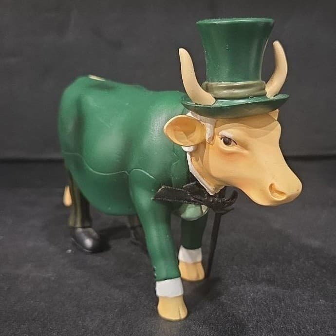 Cow Parade The Mayor Wizard Of Oz Figurine, Westland Giftware, #7722, No Box - Thumbnail 3