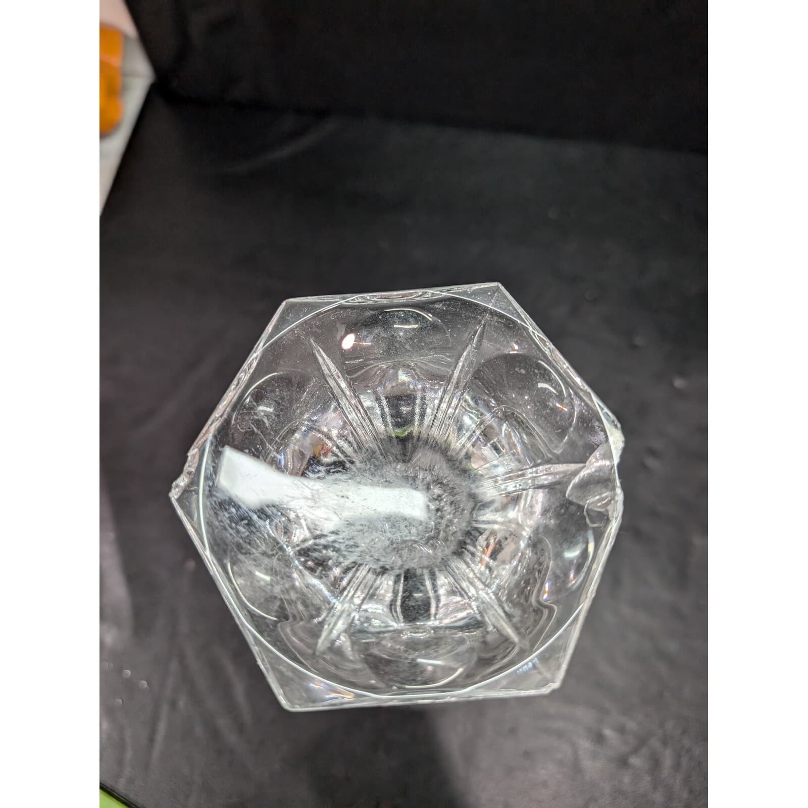 Crystal Compote Stemmed Bowl Oversized Goblet 9" Tall, Two Table Centerpieces - Thumbnail 10