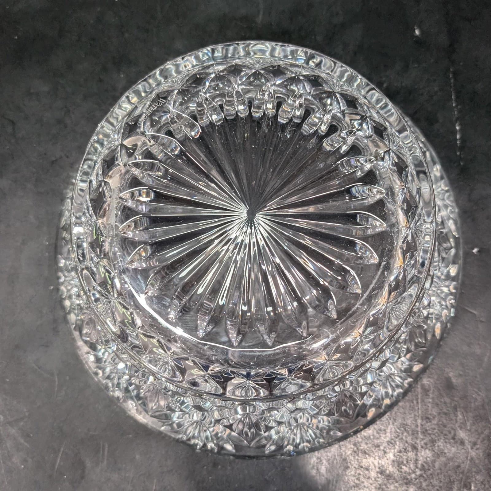 Waterford Crystal Clear Flared Rim Bowl, Vintage Cassidy Pattern, Centerpiece - Thumbnail 8