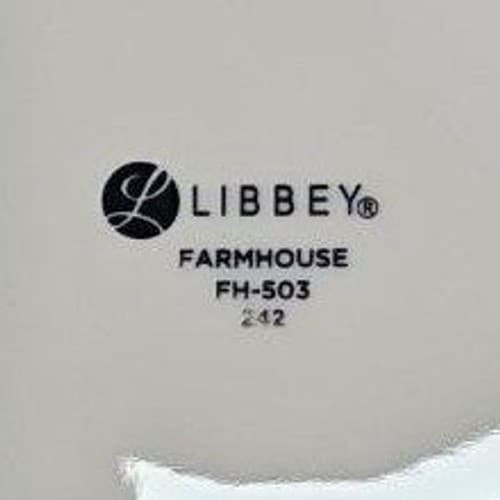 Libbey Farmhouse Cream Dinner Plates, Set of 4, Rustic Tableware, FH-503 242 - Thumbnail 5