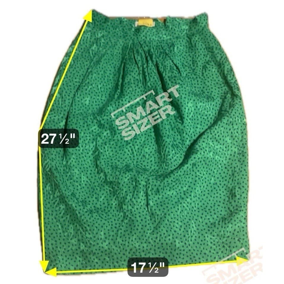 Liz Claiborne Collection Green Silk Leaf Print Skirt Suit Set, Women's Size 6 - Thumbnail 3