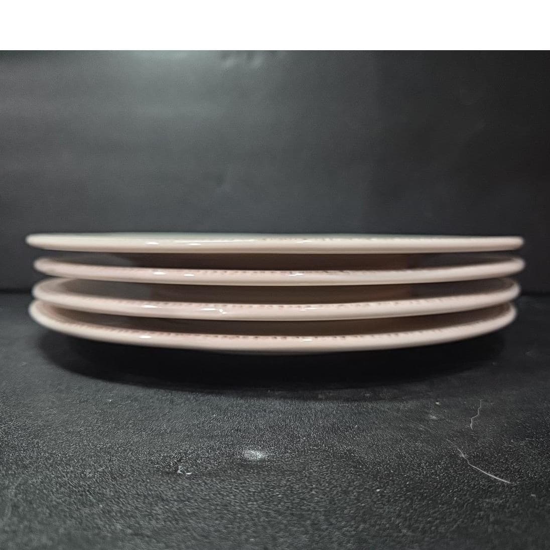 Libbey Farmhouse Cream Dinner Plates, Set of 4, Rustic Tableware, FH-503 242 - Thumbnail 7