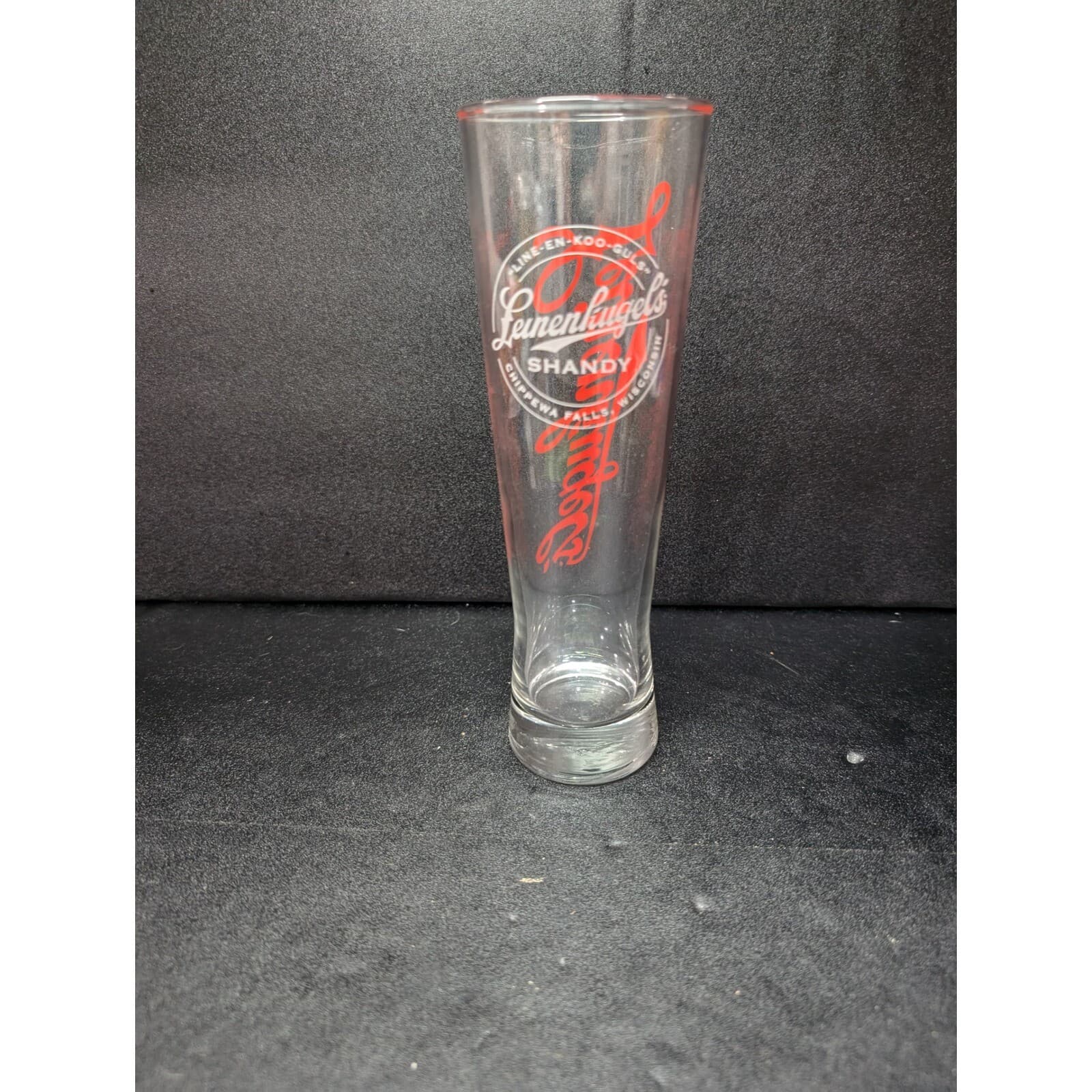 Leinenkugel's Shandy Pilsner Beer Glass, 8.75" Beer Glass, Craft Beer, Barware - Thumbnail 3