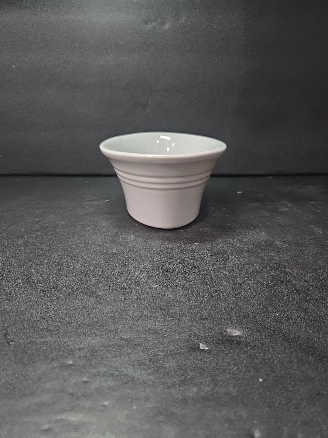 Mason Cash Casserole Dish, Oval 7" Baking Dish, Gray Pottery, Pie Bakeware - Thumbnail 2