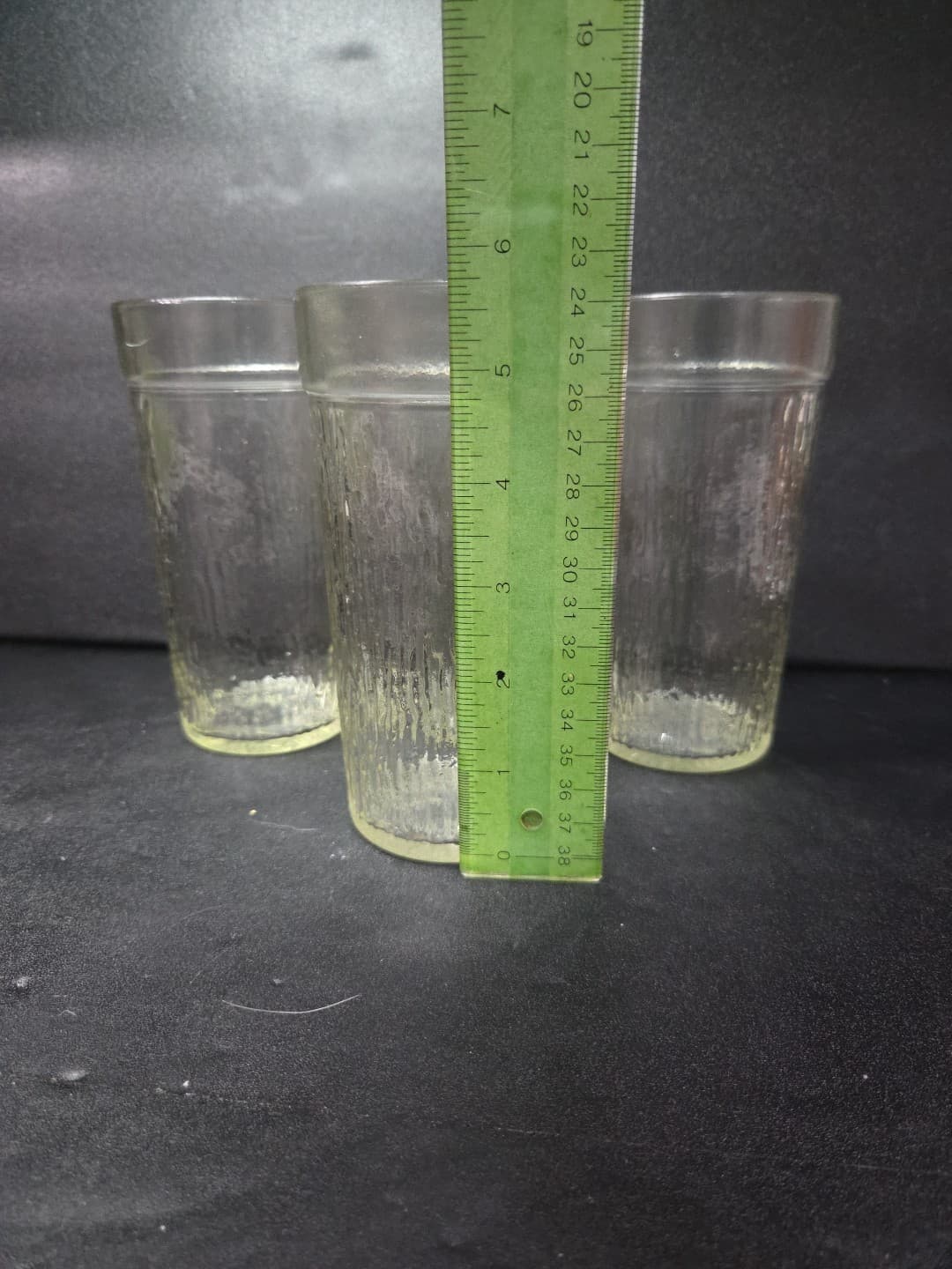 Kerr Clear Bark Textured Tumblers, Set of 4, Vintage 16 Oz Ice Drinking Glasses - Thumbnail 8