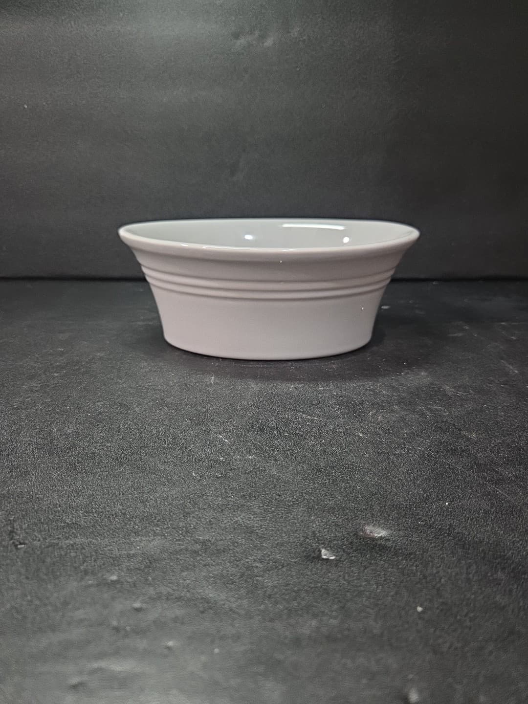 Mason Cash Casserole Dish, Oval 7" Baking Dish, Gray Pottery, Pie Bakeware