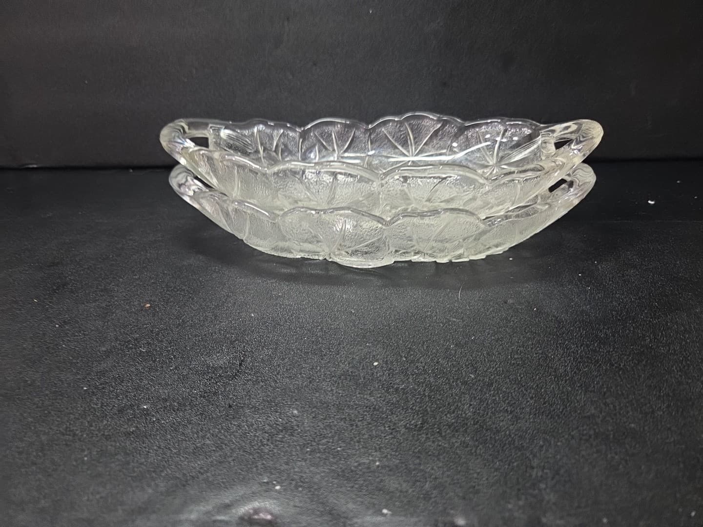 Indiana Glass Sunflower Tray, Pons Butter Dish, Serving Candy Dish, Set of 2 - Thumbnail 8