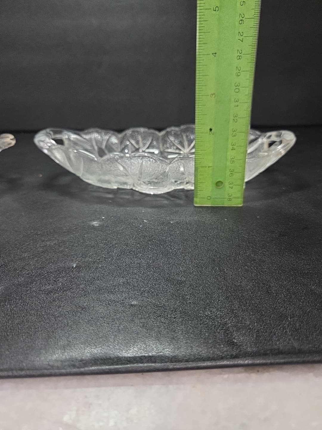 Indiana Glass Sunflower Tray, Pons Butter Dish, Serving Candy Dish, Set of 2 - Thumbnail 7