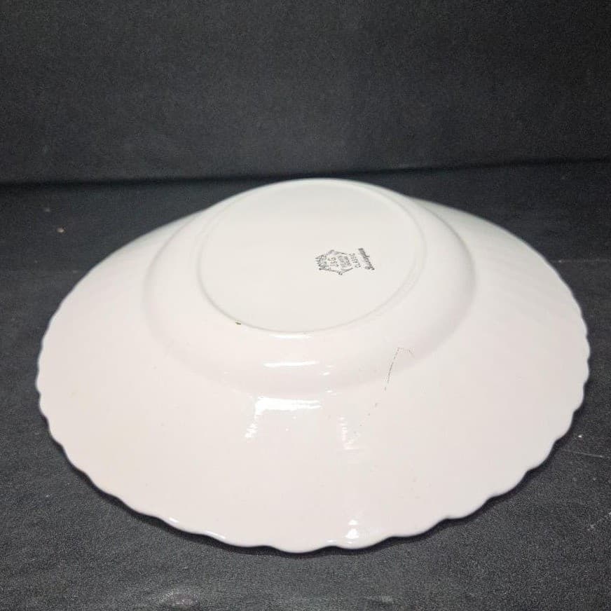 J&G Meakin Ironstone "Chantilly Green" Oval Serving Platter, Vintage Serveware - Thumbnail 9