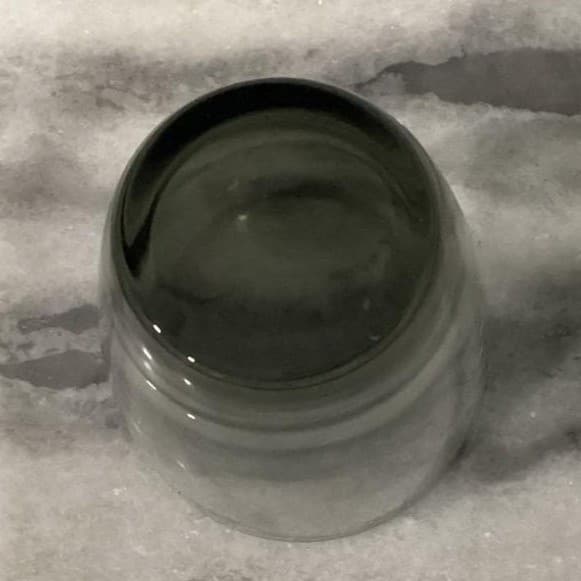 Libbey Smoke Gray Glass Tumblers, Set of 2, Vintage Weighted Bottom Glassware - Thumbnail 5
