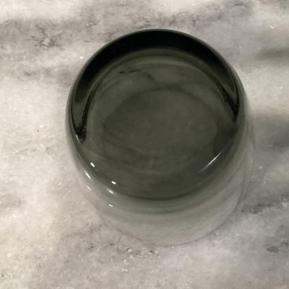 Libbey Smoke Gray Glass Tumblers, Set of 4, Vintage Weighted Bottom Glassware - Thumbnail 5