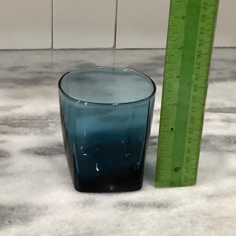 Anchor Hocking Rio Coastal Blue Old Fashioned Glasses, Set of 3 Lowball Tumblers - Thumbnail 6