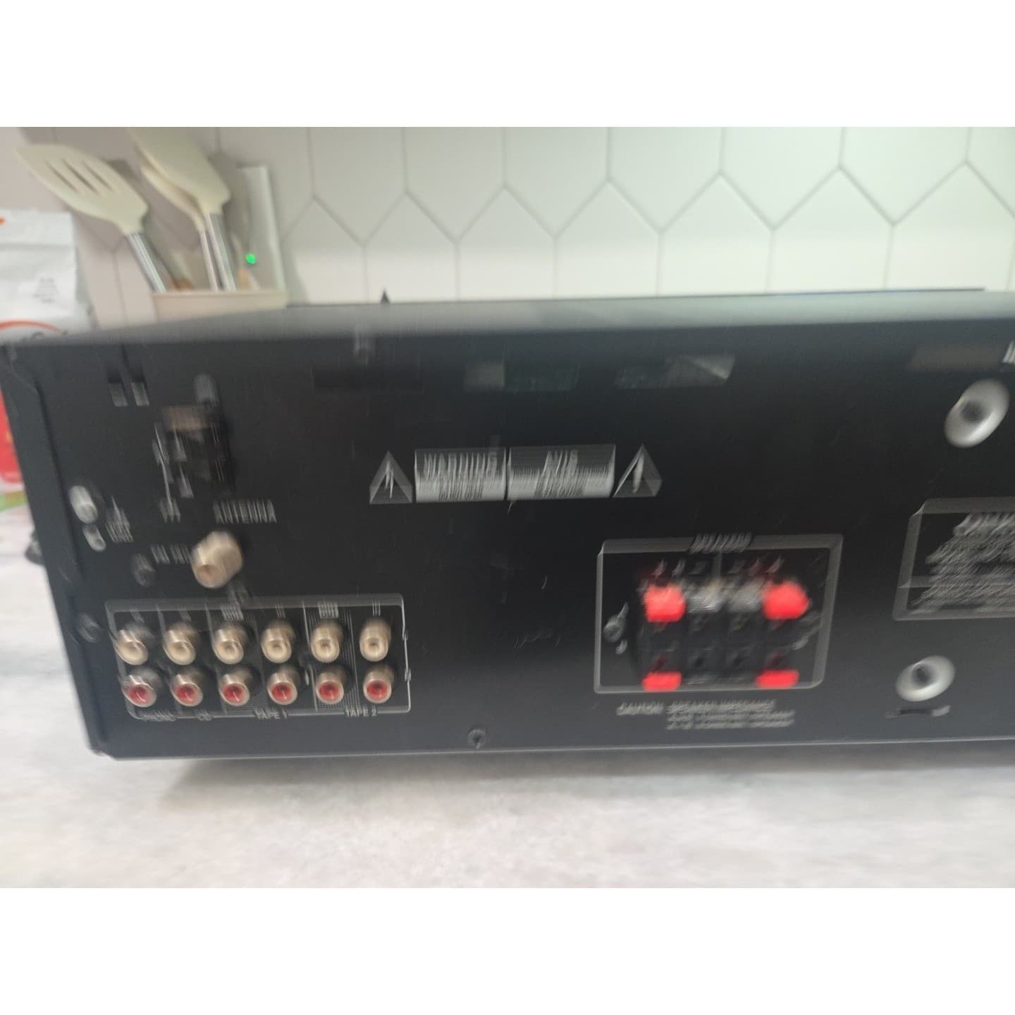 Onkyo TX-8011 Stereo Receiver WRAT AM FM Tuner Phono Input Black Home Audio - Thumbnail 8