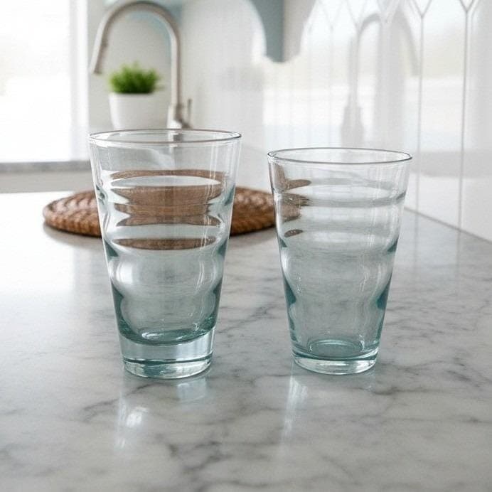2 Libby Saturn Ripple Optic Tumblers