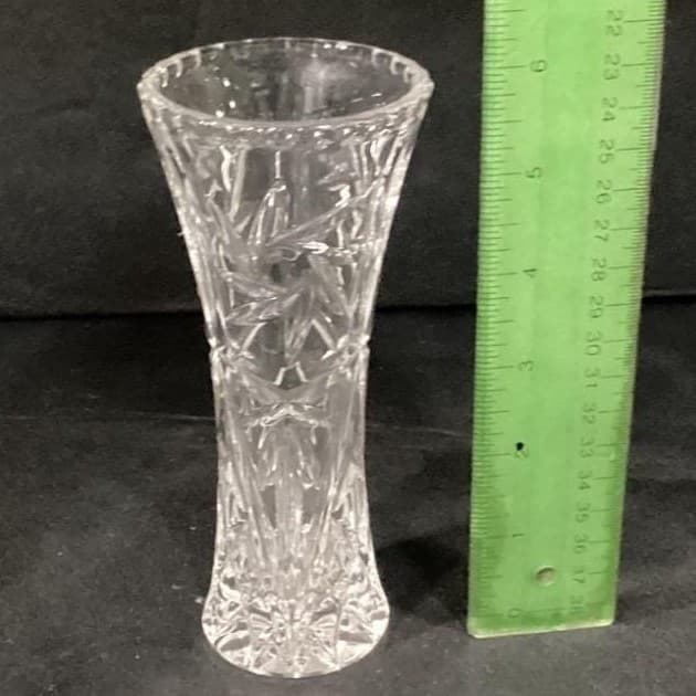 Vintage Lenox Fine Crystal 6" Elegant Star Bud Flower Vase * - Thumbnail 2