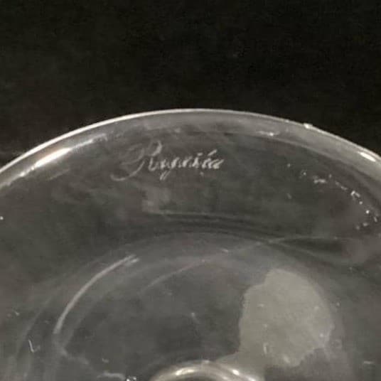 3 Rogaska Wine Glasses Vogue Goblet Crystal 8.5" Signed * - Thumbnail 4
