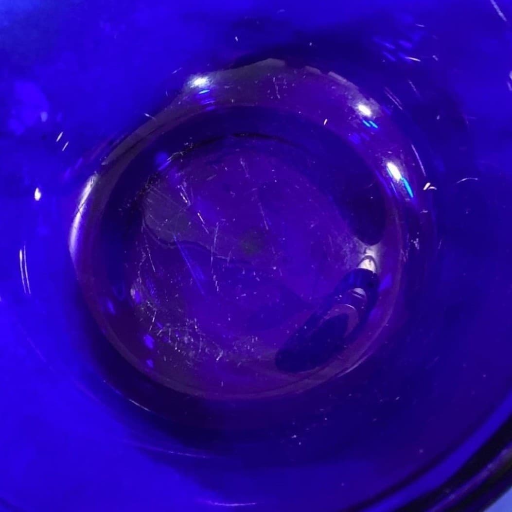Vintage Anchor Hocking USA Cobalt Blue Glass Nesting Mixing Bowls Set of 3 * - Thumbnail 11