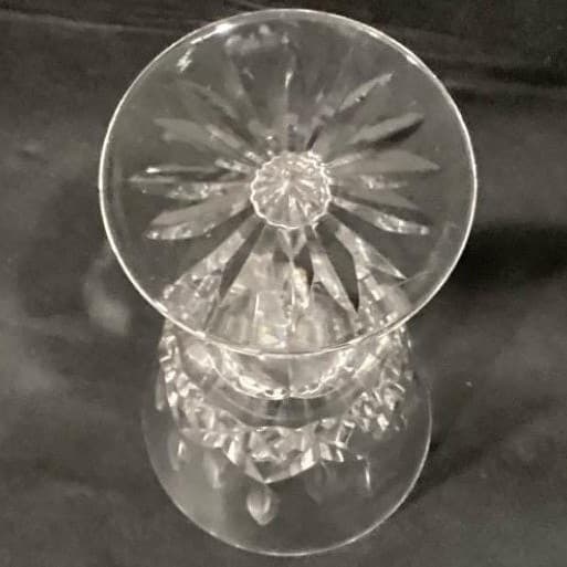 Set of 2 Waterford Crystal Lismore Water Goblet/Wine Glasses 6 7/8" IRELAND 8oz - Thumbnail 6