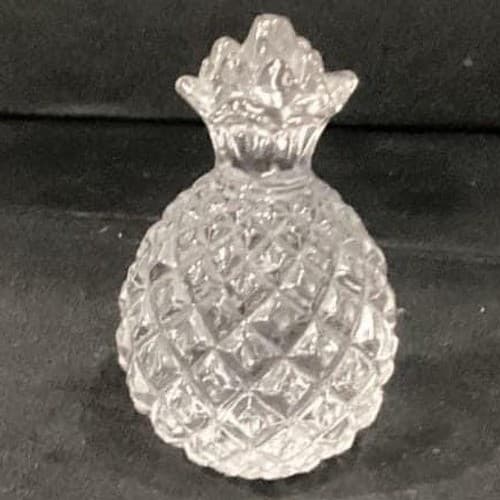 Vintage Clear Glass Pineapple Paperweight - Thumbnail 10