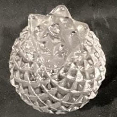 Vintage Clear Glass Pineapple Paperweight - Thumbnail 5