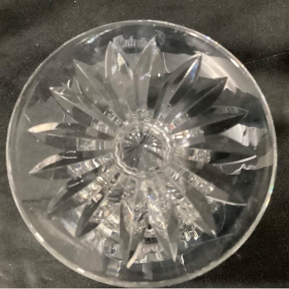 Set of 2 Waterford Crystal Lismore Water Goblet/Wine Glasses 6 7/8" IRELAND 8oz - Thumbnail 4