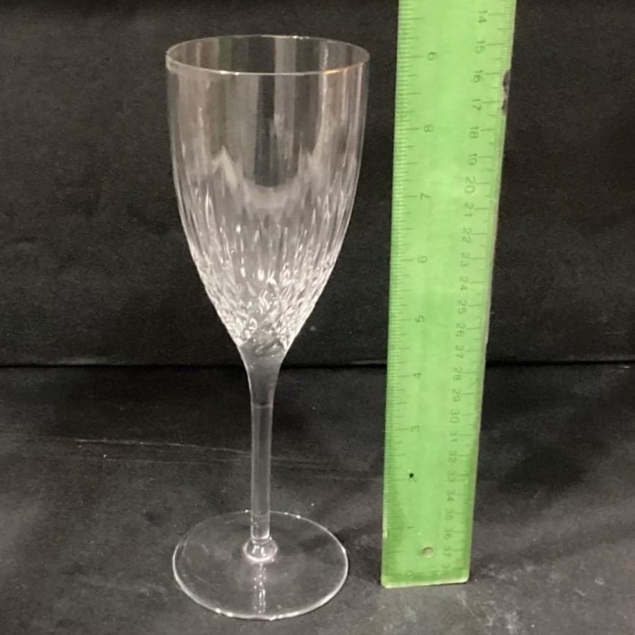 3 Rogaska Wine Glasses Vogue Goblet Crystal 8.5" Signed * - Thumbnail 2