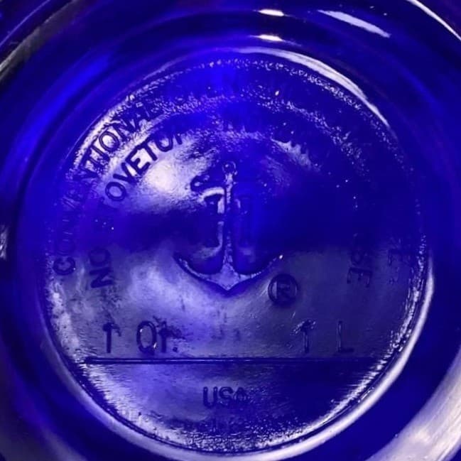 Vintage Anchor Hocking USA Cobalt Blue Glass Nesting Mixing Bowls Set of 3 * - Thumbnail 10